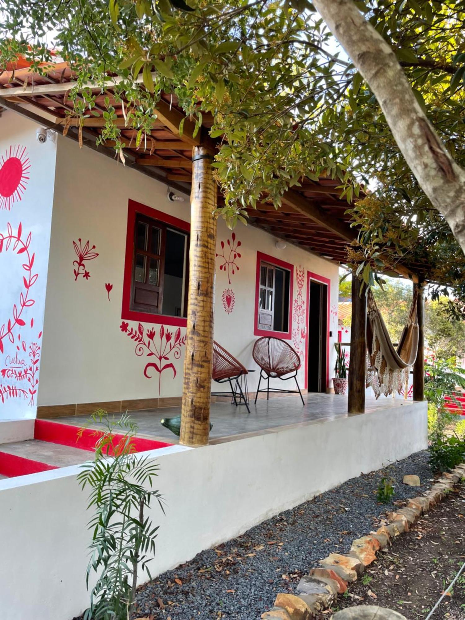 Casas De Aruanda Villa Vale do Capao Exteriör bild